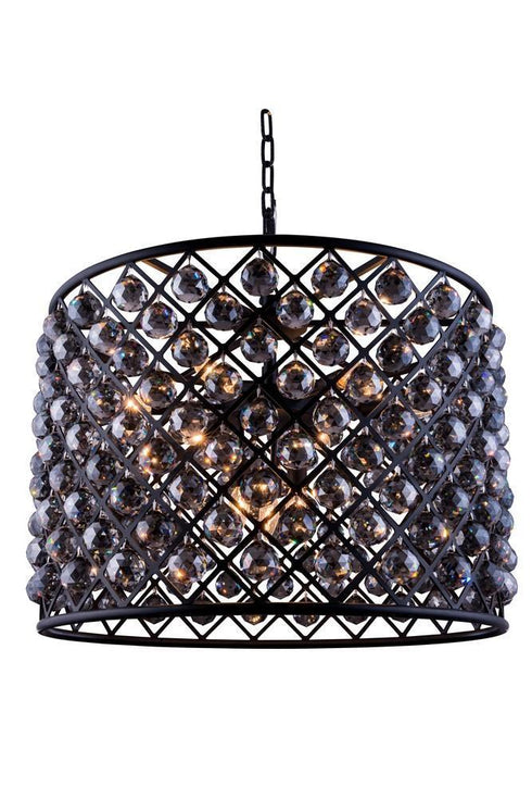 Elegant Lighting Madison 8 Light Pendant Model: 1206D27MB/RC