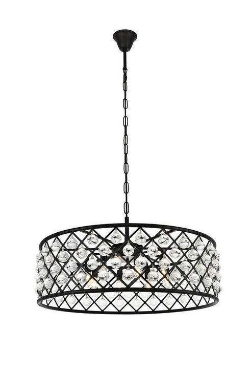 Elegant Lighting Madison 8 Light Pendant Model: 1213D32GI/RC