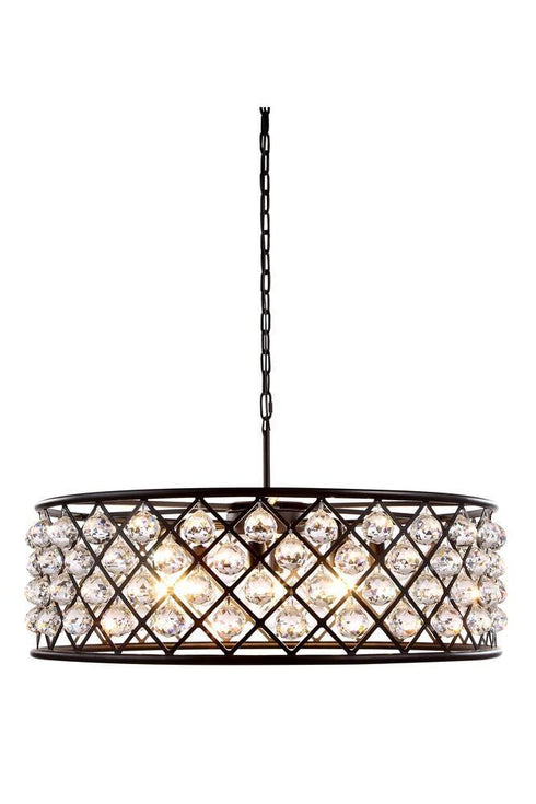 Elegant Lighting Madison 8 Light Pendant Model: 1214D32GI/RC