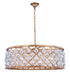 Elegant Lighting Madison 8 Light Pendant Model: 1214D32GI/RC