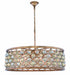 Elegant Lighting Madison 8 Light Pendant Model: 1214D32GI/RC