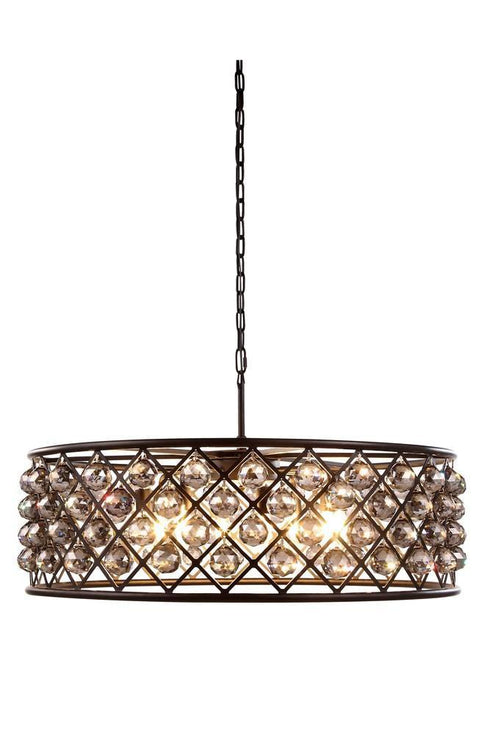 Elegant Lighting Madison 8 Light Pendant Model: 1214D32GI/RC