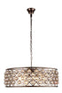Elegant Lighting Madison 8 Light Pendant Model: 1214D32GI/RC