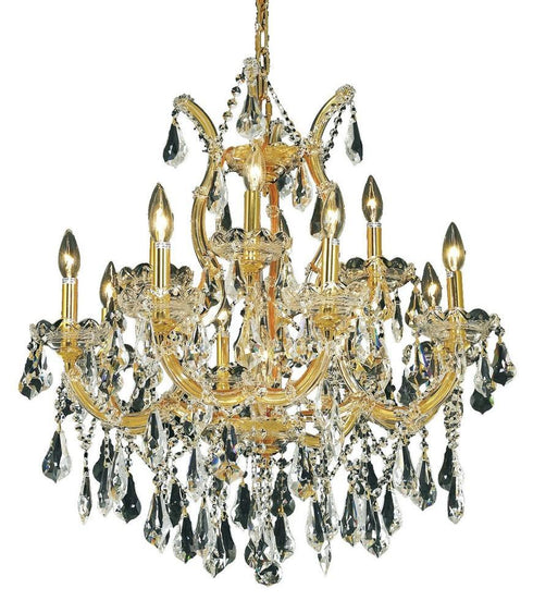 Elegant Lighting Maria Theresa 13 Light Chandelier Model: 2801D27C/RC