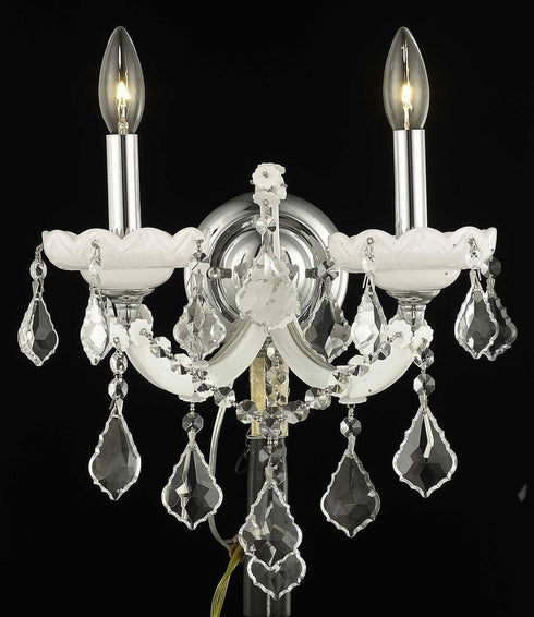 Elegant Lighting Maria Theresa 2 Light Sconce Model: 2800W2C/RC