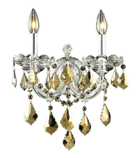 Elegant Lighting Maria Theresa 2 Light Sconce Model: 2800W2C/RC