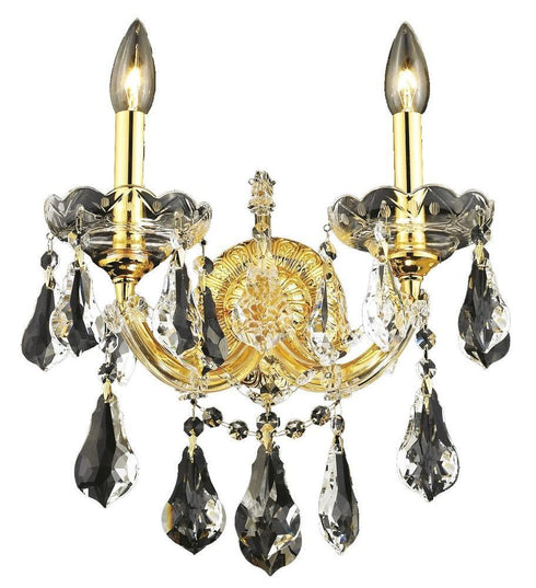 Elegant Lighting Maria Theresa 2 Light Sconce Model: 2801W2G/RC