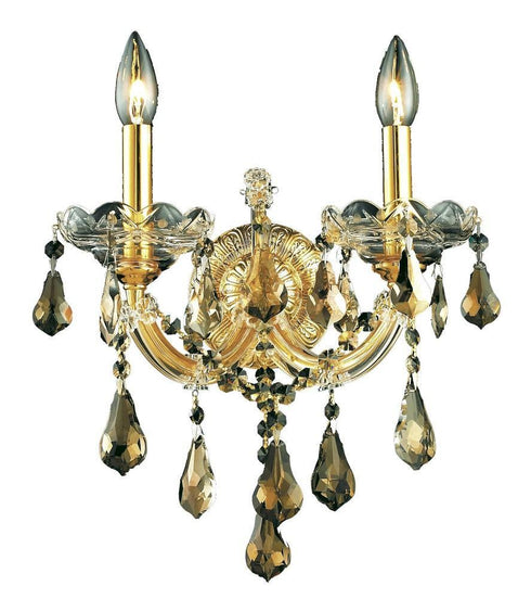 Elegant Lighting Maria Theresa 2 Light Sconce Model: 2801W2G/RC
