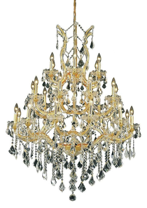 Elegant Lighting Maria Theresa 28 Light Chandelier Model: 2800D38C-GT/RC