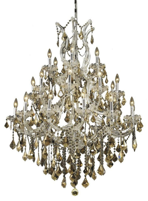 Elegant Lighting Maria Theresa 28 Light Chandelier Model: 2800D38C-GT/RC
