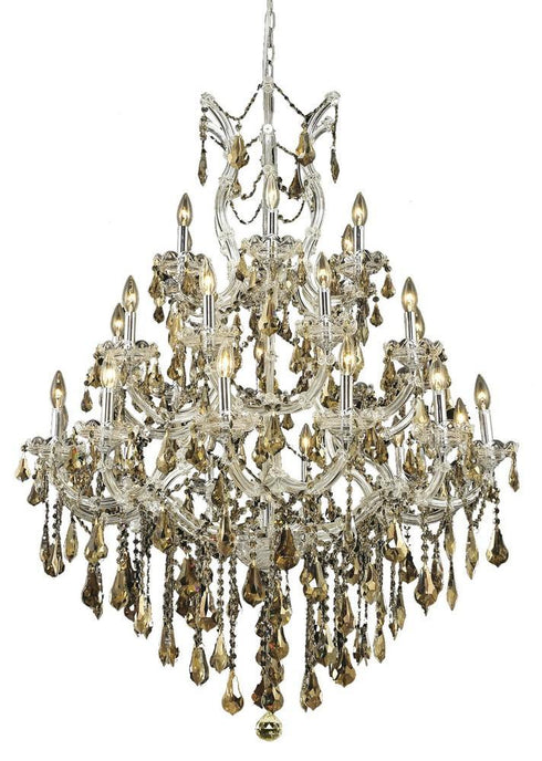 Elegant Lighting Maria Theresa 28 Light Chandelier Model: 2801D38C/RC