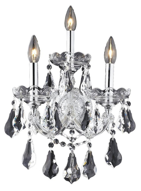 Elegant Lighting Maria Theresa 3 Light Sconce Model: 2801W3C/RC