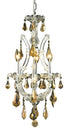 Elegant Lighting Maria Theresa 4 Light Chandelier Model: 2801D12C-GT/RC