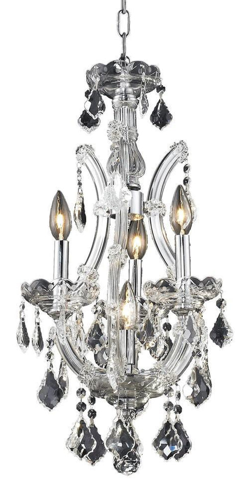 Elegant Lighting Maria Theresa 4 Light Pendant Model: 2800D12C/RC