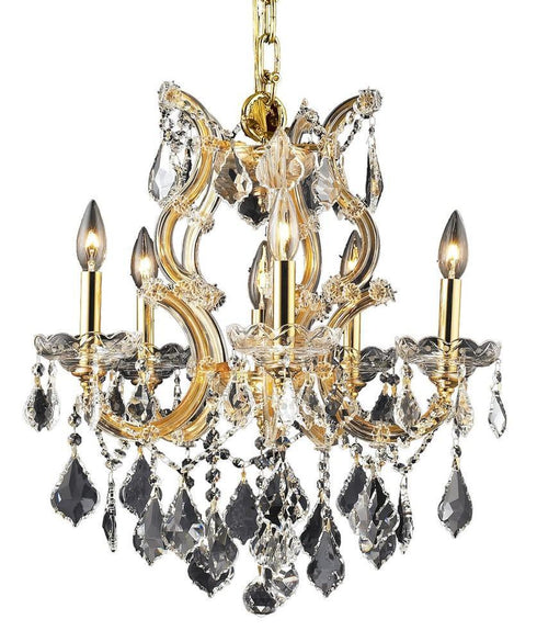 Elegant Lighting Maria Theresa 6 Light Pendant Model: 2800D20C/RC