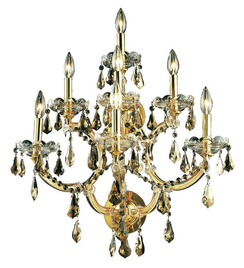 Elegant Lighting Maria Theresa 7 Light Sconce Model: 2801W7C/RC