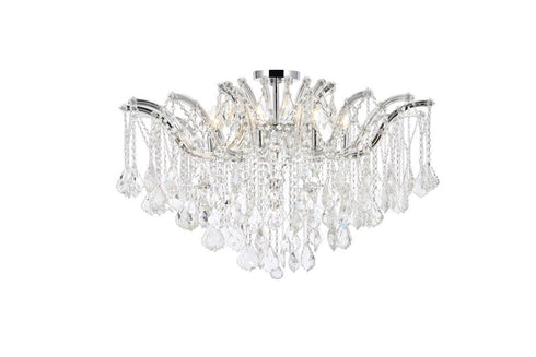 Elegant Lighting Maria Theresa 8 Light Flush Mount Model: 2800F36C/RC