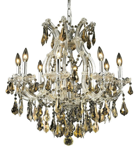 Elegant Lighting Maria Theresa 9 Light Chandelier Model: 2801D26C/RC