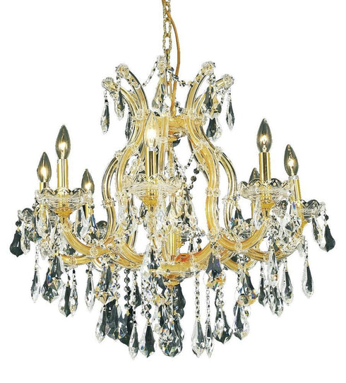 Elegant Lighting Maria Theresa 9 Light Chandelier Model: 2801D26C/RC