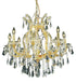 Elegant Lighting Maria Theresa 9 Light Chandelier Model: 2801D26C/RC