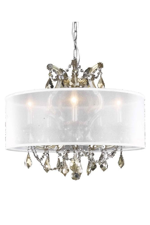 Elegant Lighting Maria Theresa Chandelier Model: 2800D20GT-GT+SH-1R23S/SS