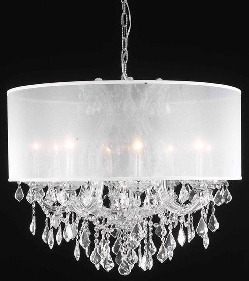 Elegant Lighting Maria Theresa Chandelier Model: 2800D26C+SH-2R30S/RC