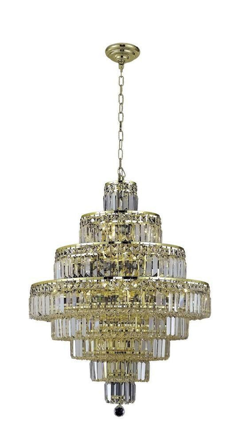 Elegant Lighting Maxime 18 Light Chandelier Model: V2038D26C/RC