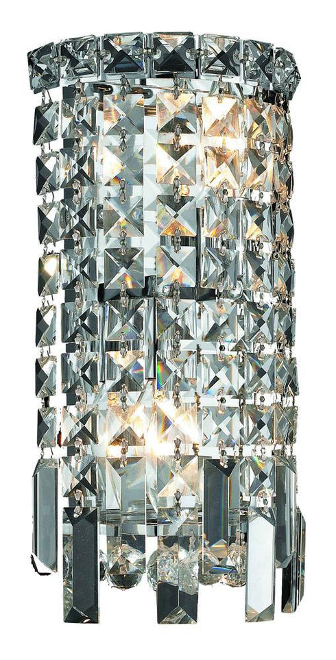 Elegant Lighting Maxime 2 Light Sconce Model: V2031W6C/EC