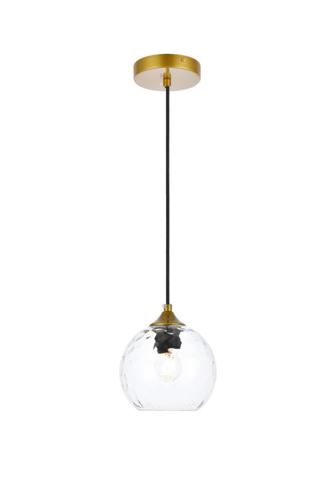 Living District Mera 1 Light Pendant Model: LD2280BR