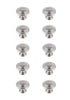 Elegant Decor Minu 1.3 Inch Diameter Matte Black Mushroom Model: KB2006-MB-10PK