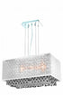 Elegant Lighting Moda 3 Light Pendant Model: 1691D21C-CL03/SS
