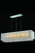 Elegant Lighting Moda 6 Light Pendant Model: 1691D41C-CL03/SS