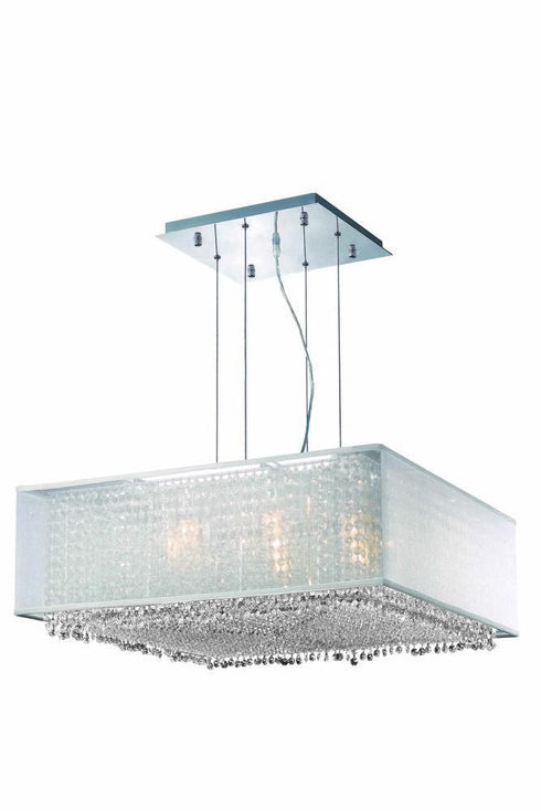 Elegant Lighting Moda 6 Light Pendant Model: 1694D26C-CL03/RC