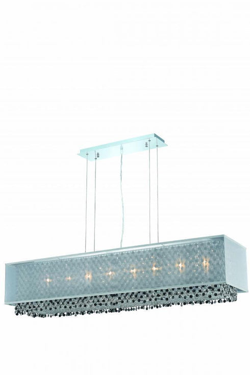 Elegant Lighting Moda 8 Light Pendant Model: 1691D48C-CL03/SS