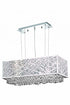Elegant Lighting Moda Pendant Model: 1791D29C-CL03/SS