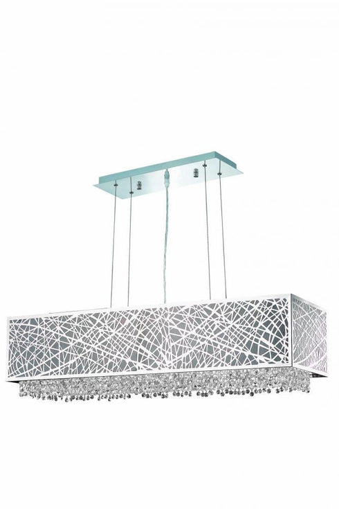 Elegant Lighting Moda 6 Light Pendant Model: 1791D41C-CL03/SS