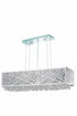Elegant Lighting Moda 6 Light Pendant Model: 1791D41C-CL03/SS