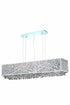 Elegant Lighting Moda 8 Light Pendant Model: 1791D48C-CL03/SS