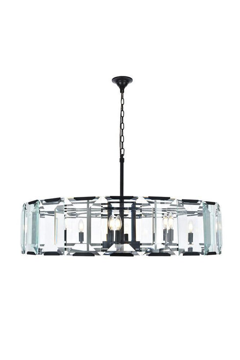 Elegant Lighting Monaco 10 Light Pendant Model: 1211D43GI