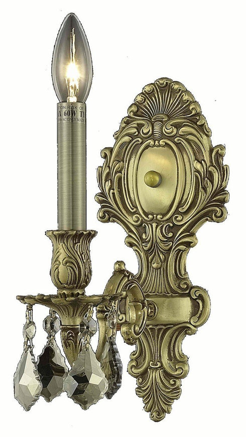 Elegant Lighting Monarch 1 Light Sconce Model: 9601W5FG/RC