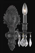 Elegant Lighting Monarch 1 Light Sconce Model: 9601W5FG/RC