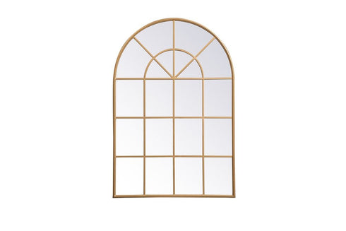 Elegant Decor Motif Metal Windowpane Mirror 28 Inch X 41 Inch In Model: MR612842BK