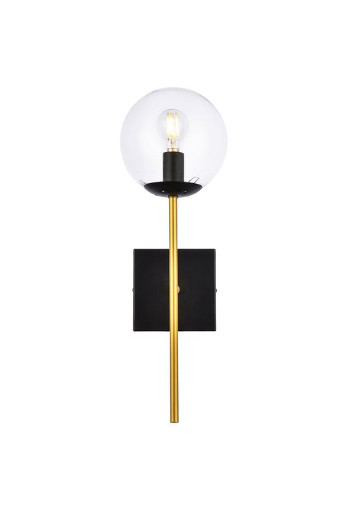 Living District Neri 1 Light Sconce Model: LD2359BK