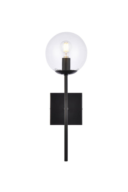 Living District Neri 1 Light Sconce Model: LD2359BK