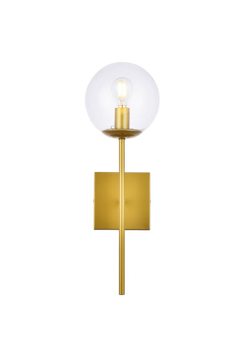 Living District Neri 1 Light Sconce Model: LD2359BK