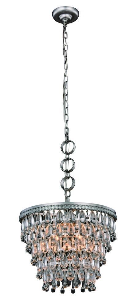 Elegant Lighting Nordic 4 Light Pendant Model: 1219D16AS/RC
