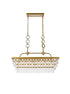 Elegant Lighting Nordic 6 Light Pendant Model: 1219G32BR
