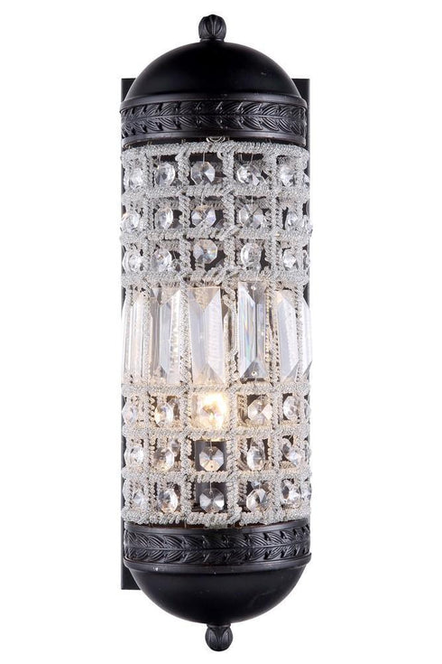 Elegant Lighting Olivia 1 Light Sconce Model: 1205W5DB/RC
