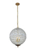 Elegant Lighting Olivia 3 Light Pendant Model: 1205D18FG/RC