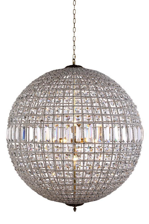 Elegant Lighting Olivia 8 Light Pendant Model: 1205G36DB/RC